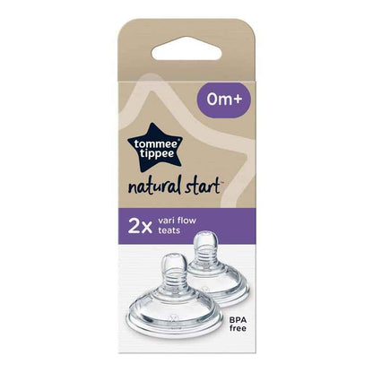 Baby Bottle Teats, Vari Flow, Pack of 2