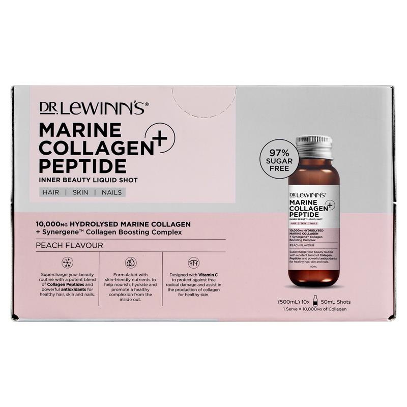 Dr. LeWinn's Collagen Inner Beauty Liquid Shot Peach 10 x 50ml