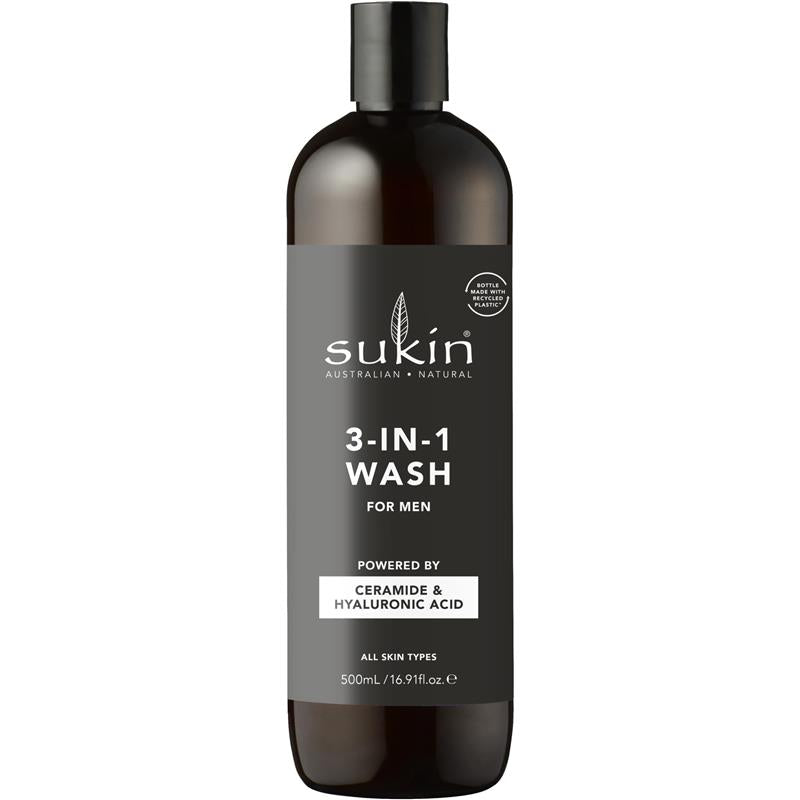 Sukin For Men 3In1 Wash 500ml