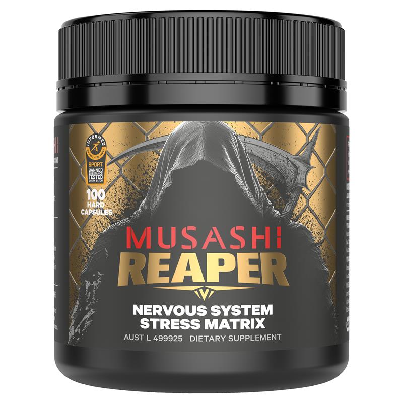Musashi Reaper Nervous System Stress Matrix 100 Capsules