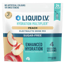 Liquid I.V. Hydration Sugar Free Peach 24 Sachets