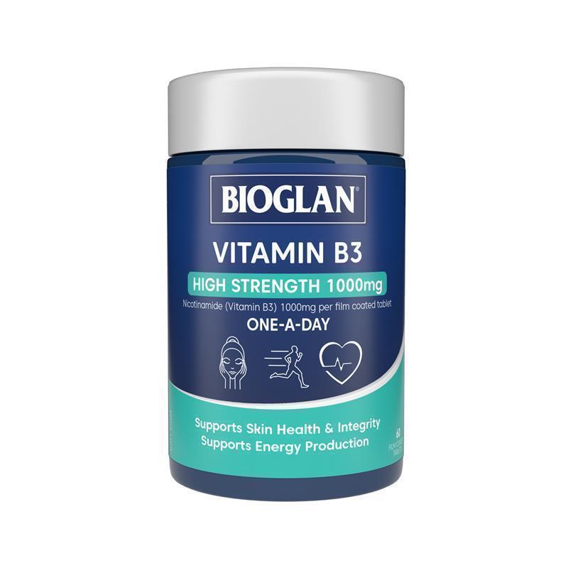 Bioglan Vitamin B3 High Strength 1000mg 60 tablets
