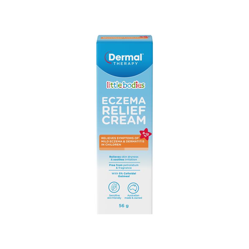 Dermal Therapy Little Bodies Eczema Relief Cream Tube 56g