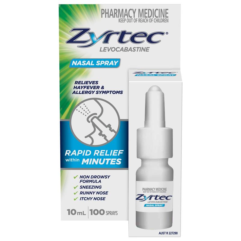 Zyrtec Antihistamine Hayfever & Allergy Nasal Spray 10mL