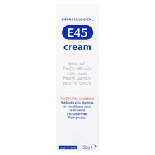 E45 Moisturising Cream for Dry Skin and Eczema 50g
