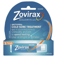 Zovirax Cold Sore Cream Pump 2g
