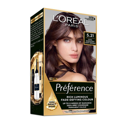 L'Oreal Paris Preference Florence 5.21 Cool Iridescent Light Brown - GimmeNow
