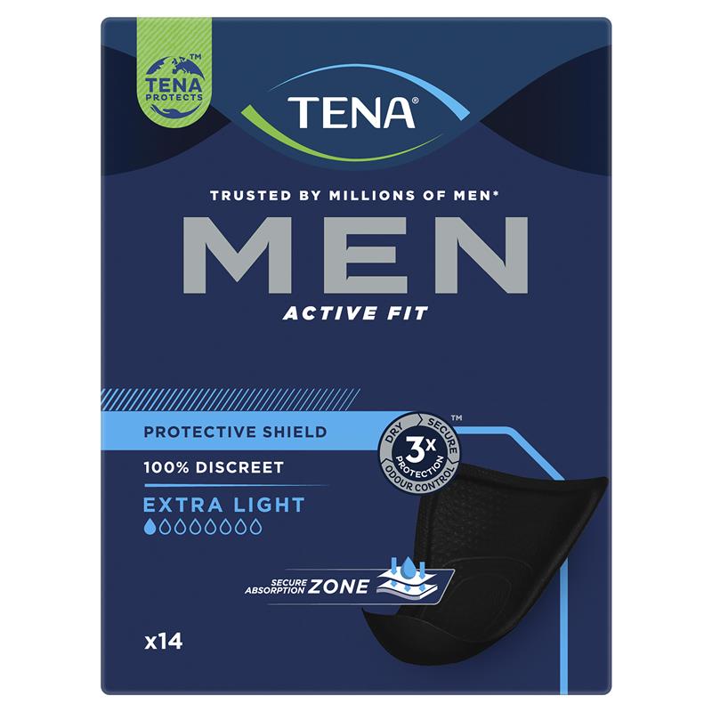 TENA Men Level 0 Protective Shield 14 Pack