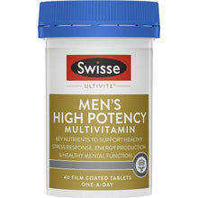 Swisse Men's Ultivite Power Multivitamin 40 Tablets - GimmeNow