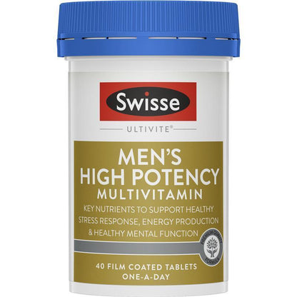 Swisse Men's Ultivite Power Multivitamin 40 Tablets - GimmeNow