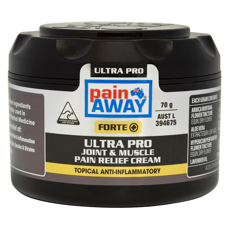 Pain Away Forte + Ultra Pro Joint & Muscle Pain Relief Cream 70g