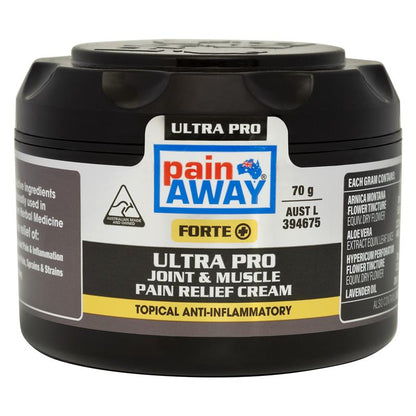 Pain Away Forte + Ultra Pro Joint & Muscle Pain Relief Cream 70g