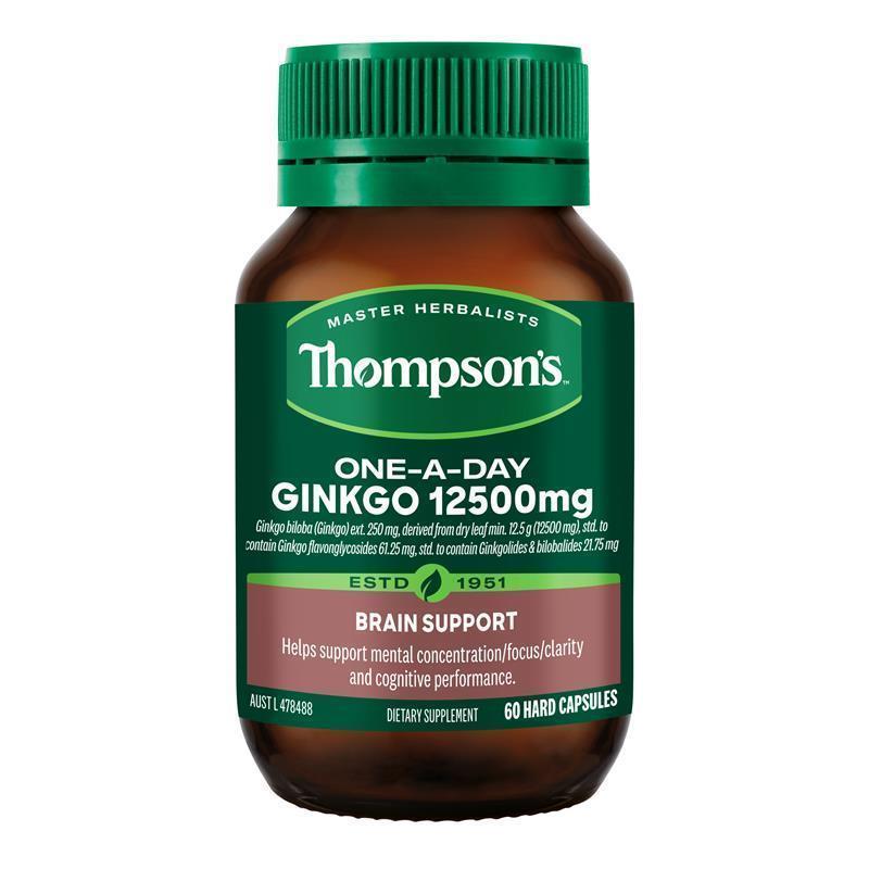 Thompsons One A Day Ginkgo 12500mg 60 Capsules