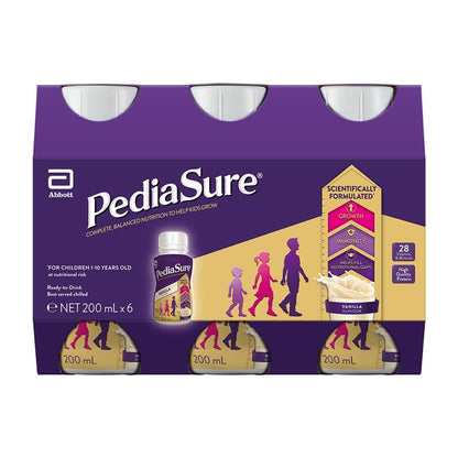 PediaSure Vanilla Liquid Multipack 6 x 200ml
