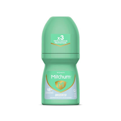 Mitchum for Women Anti-Perspirant Deodorant Unscented Roll On 50ml