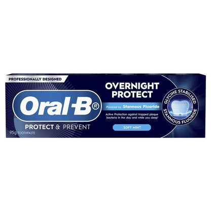 Oral B Toothpaste Overnight Protect Soft Mint 95g