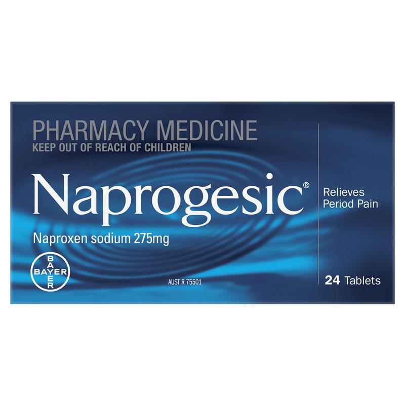 Naprogesic 275mg Tablets 24 Pack
