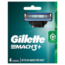 Gillette Mach 3+ Replacement Razor Blades 4 Pack - GimmeNow