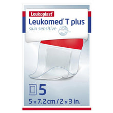 Leukomed T Plus Skin Sensitive Transparent 5cm x 7.2cm 5 Pack