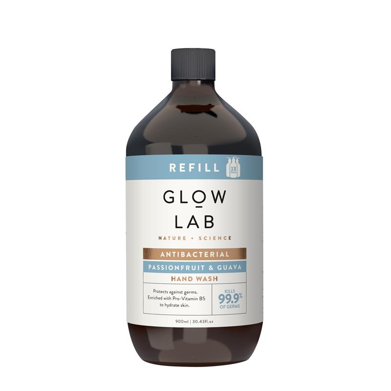Glow Lab Antibacterial  Passionfruit & Guava Hand Wash Refill 900ml