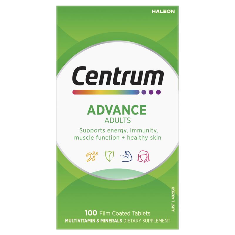 Centrum Advance Multivitamin 100 Tablets - GimmeNow