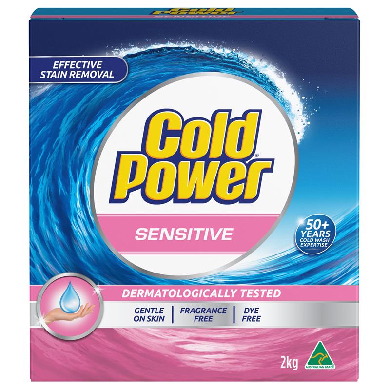 Cold Power Sensitive Pure Clean Laundry Detergent Powder 2kg