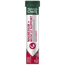 Nature's Own Magnesium + Muscle Support Effervescent 20 Tablets - GimmeNow