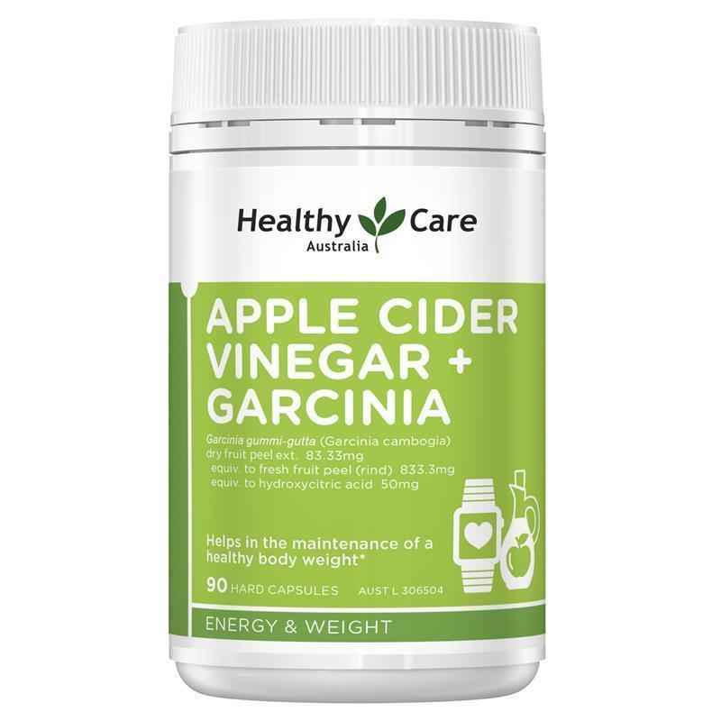 Apple Cider Vinegar & Garcinia Weight Support Capsules - 90 Count