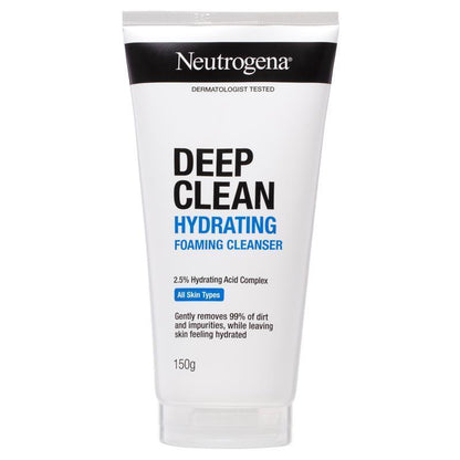 Neutrogena Deep Clean Hydrating Foaming Cleanser 150g - GimmeNow
