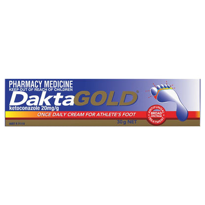 DaktaGold Once Daily Cream for Athlete's Foot 30g
