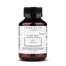 JSHEALTH Fish Oil + 60 Capsules