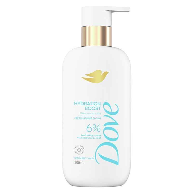Dove Serum Body Wash Hydration Boost with Hyaluronic Acid 300ml