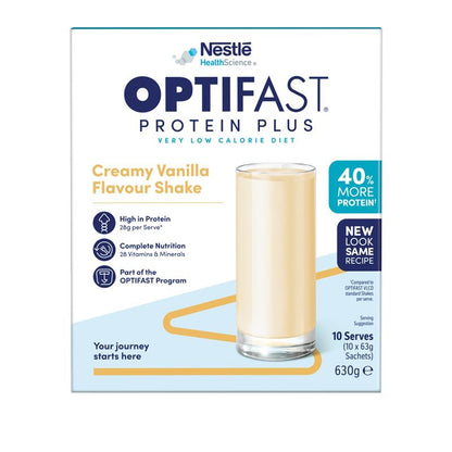 Optifast VLCD Protein Plus Shake Vanilla 10 Pack 630g