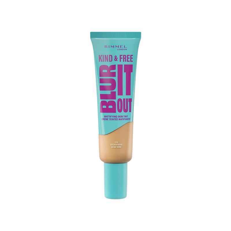 Rimmel Kind & Free Blur It Out Mattifying Skin Tint 210 Golden Beige