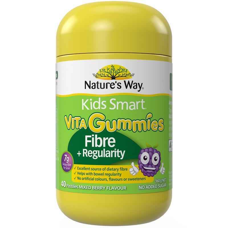 Nature's Way Kids Smart Vita Gummies Fibre + Regularity 40 Pastilles