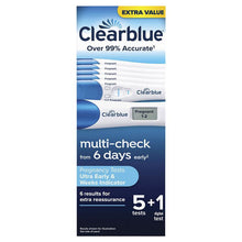 Clearblue Pregnancy Test Multi Check Early, 6 Tests