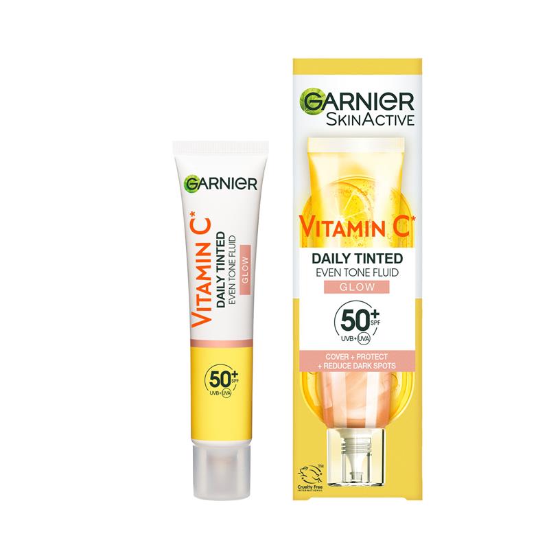 Garnier Vitamin C Glow Daily Tinted Eventone Fluid SPF 50+ 40ml