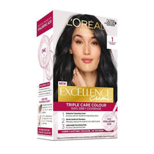 L'Oreal Excellence Creme 1 Black Hair Colour - GimmeNow