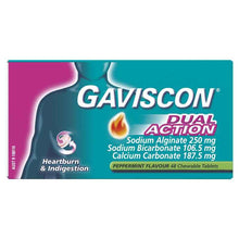 Gaviscon Dual Action Tablets for Heartburn and Indigestion 48 Pack
