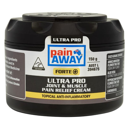 Pain Away Forte + Ultra Pro Joint & Muscle Pain Relief Cream 150g