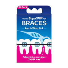 Piksters SupaGRIP Braces Floss Picks 20 Pack