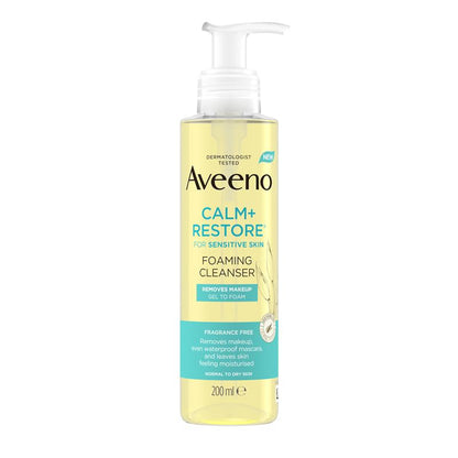 Aveeno Face Calm and Restore Foaming Cleanser 200ml
