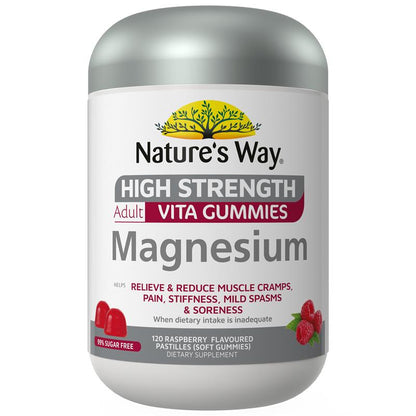 Nature's Way Adult Vita Gummies High Strength Magnesium 120 Gummies