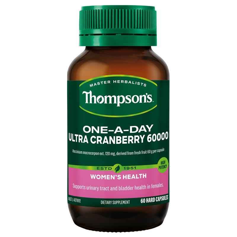 Thompson's One-A-Day Ultra Cranberry 60000 60 Capsules
