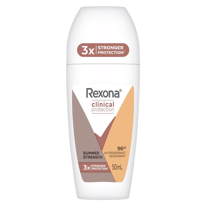 Rexona Women Clinical Protection Antiperspirant oll On Summer Strength 50ml