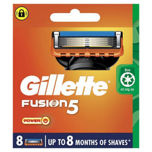 Gillette Fusion Power Razor Blades 8 Pack