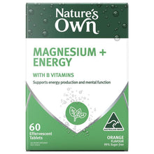 Nature's Own Magnesium + Energy Effervescent 60 Tablets - GimmeNow