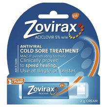 Zovirax Cold Sore Cream Pump 2g - GimmeNow