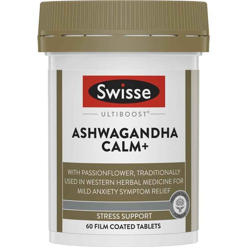 Swisse Ultiboost Ashwagandha Calm+ 60 Pack