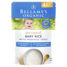 Bellamy's Organic Baby Rice with Prebiotic 125g